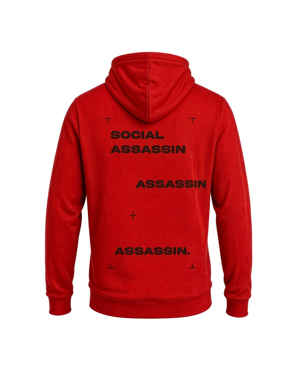 1. "Social Assassin" Men's / Women's Concert Fleece Red