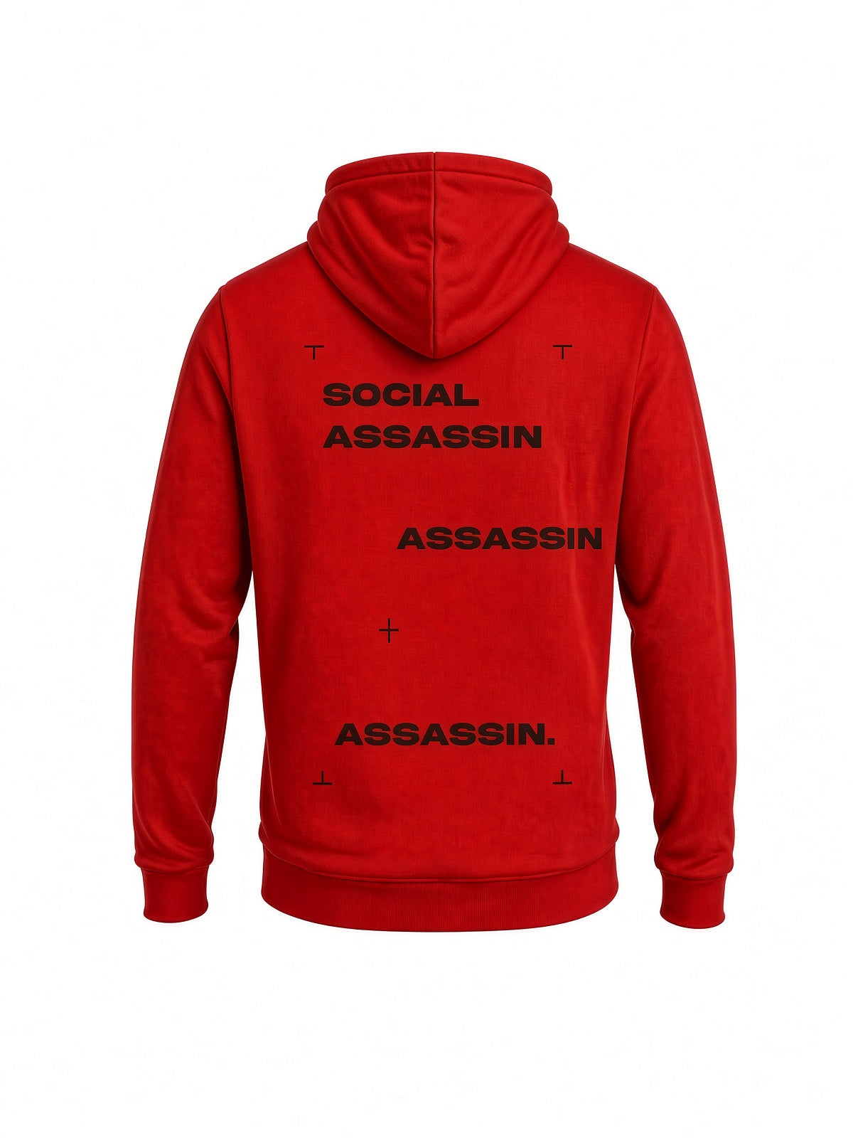 1. "Social Assassin" Men's / Women's Concert Fleece Red
