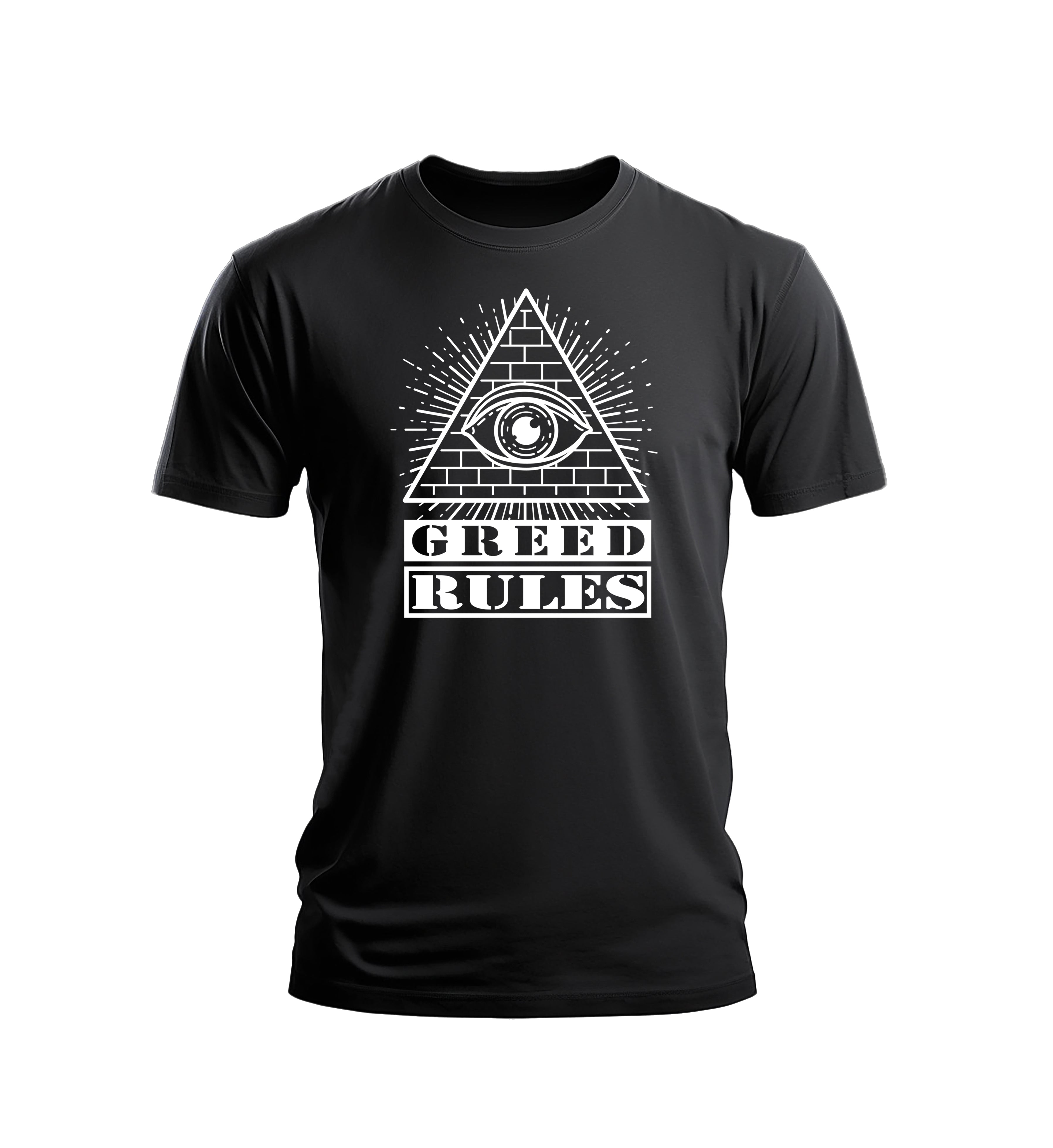 "Greed Rules" Men's/Women's Black