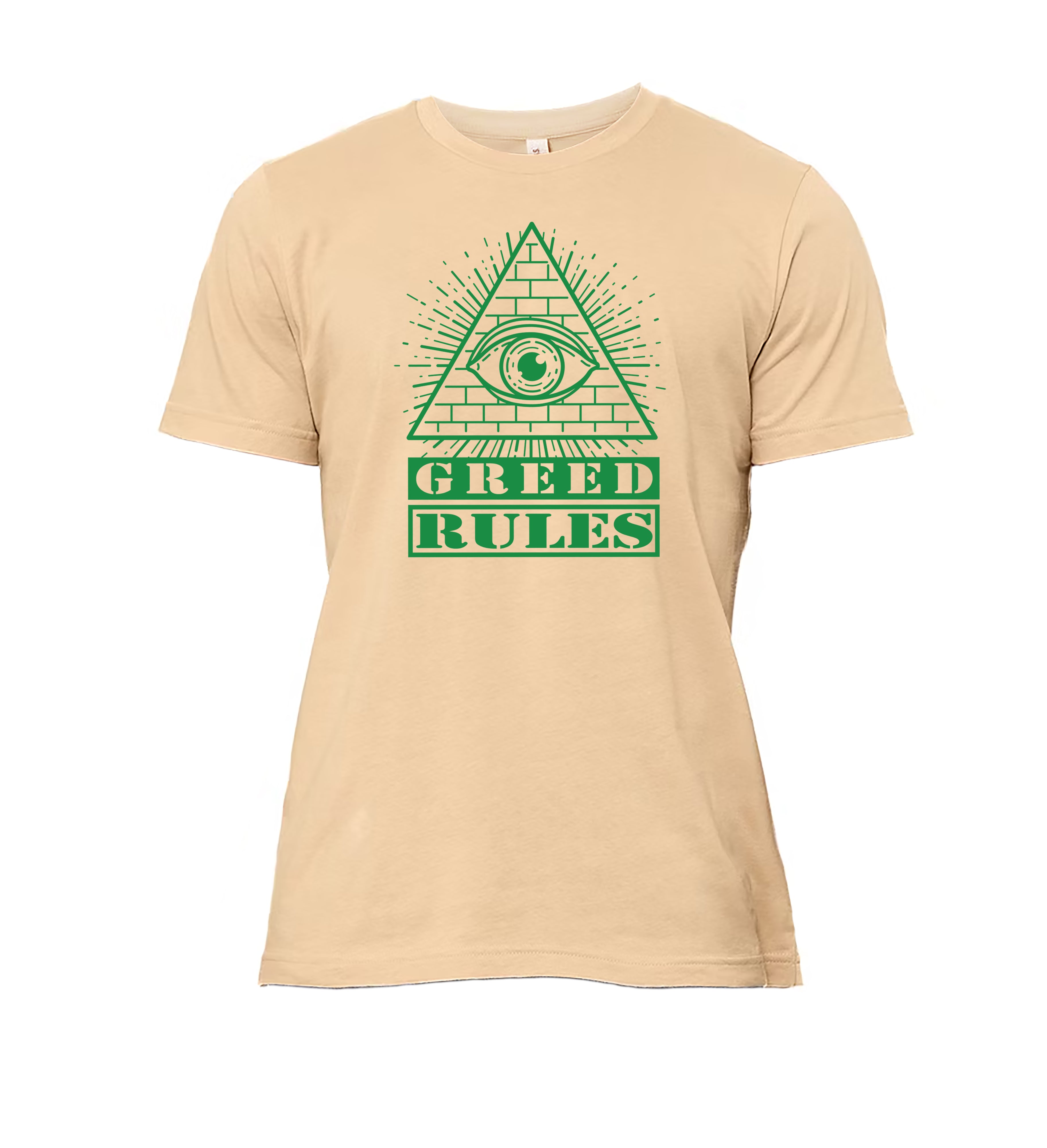 "Greed Rules" Men's/Women's Sand Dune