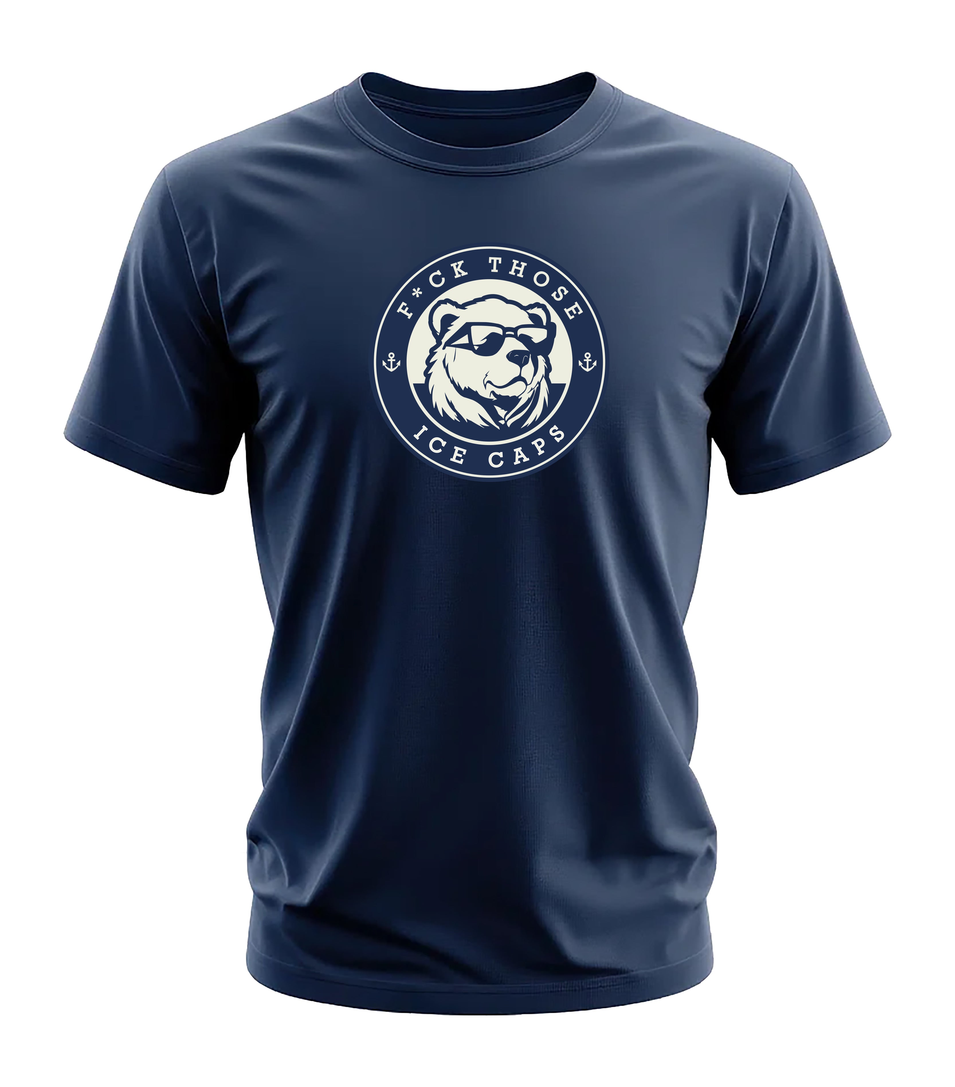 "F*CK THOSE ICE CAPS" Men's Navy Blue